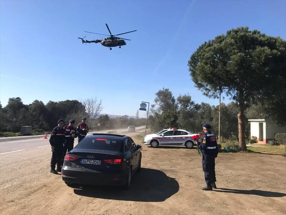 Jandarmadan Helikopterli Trafik Denetimi