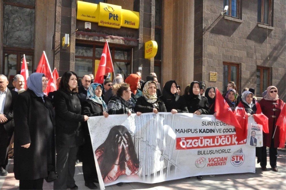 Mahpus Kadın ve Çocuklar İçin Afyonkarahisar\'dan Dünyaya Haykırdılar