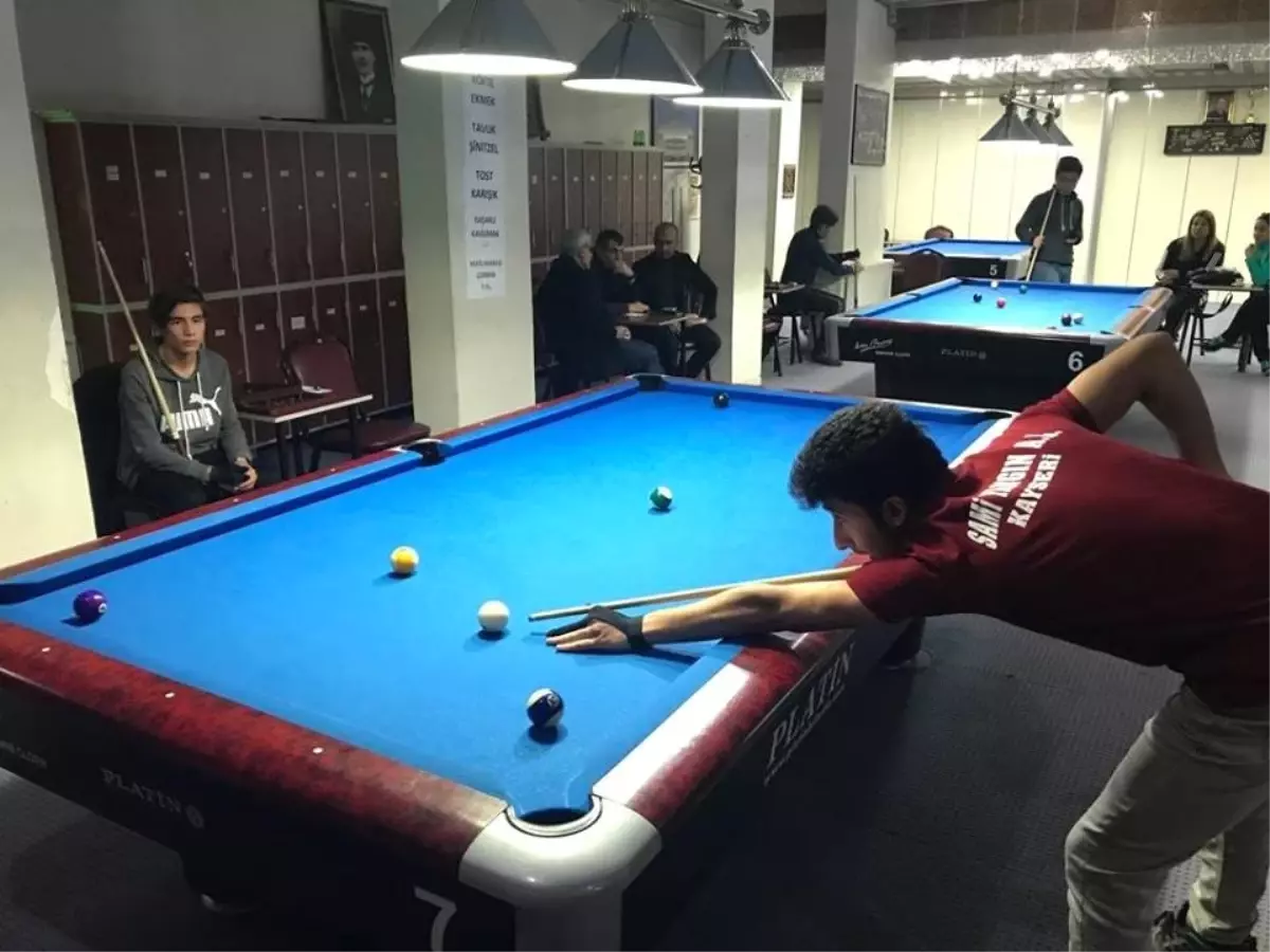 Okullar Arası Gençler 8 Top Bilardo İl Birinciliği Tamamlandı