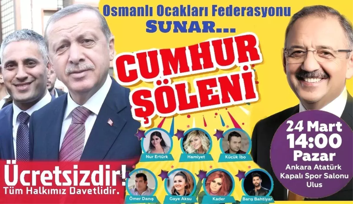 Osmanlı Ocakları Federasyonundan "Cumhur Şöleni"