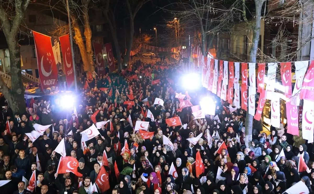 Saadet Partisi\'nin Beykoz Mitingi