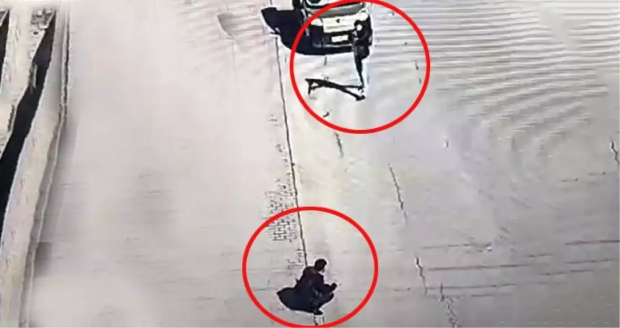 Saniye Saniye Görüntülendi! Barışmak İçin Geldi, Vurup Kaçtı