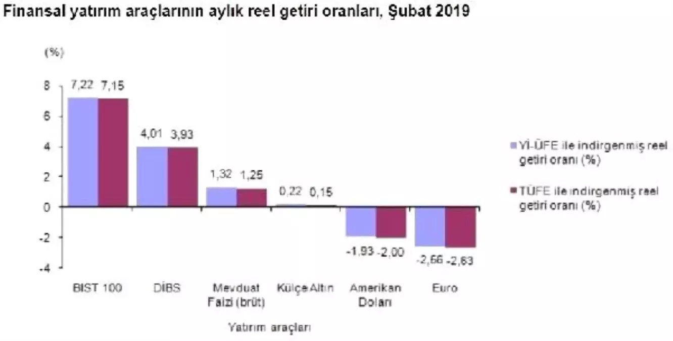 Şubat\'ta En Çok Bist100 Kazandırdı, Euro Kaybettirdi