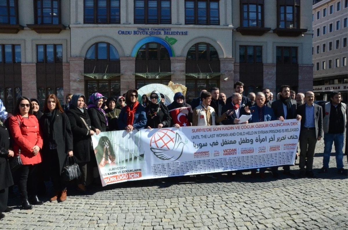 Suriye\'deki Tutsak Kadın ve Çocuklar İçin Bir Araya Geldiler