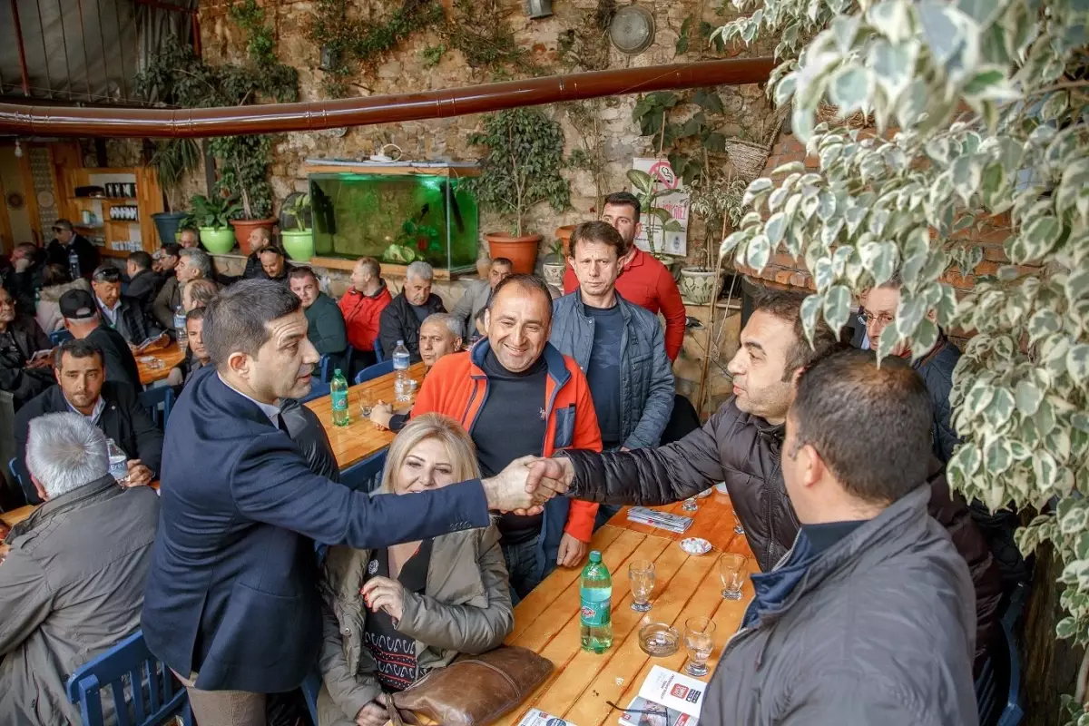 Turistik Çarşı Esnafının Temsilcileri Chp Adayı Ömer Günel İle Bir Araya Geldi