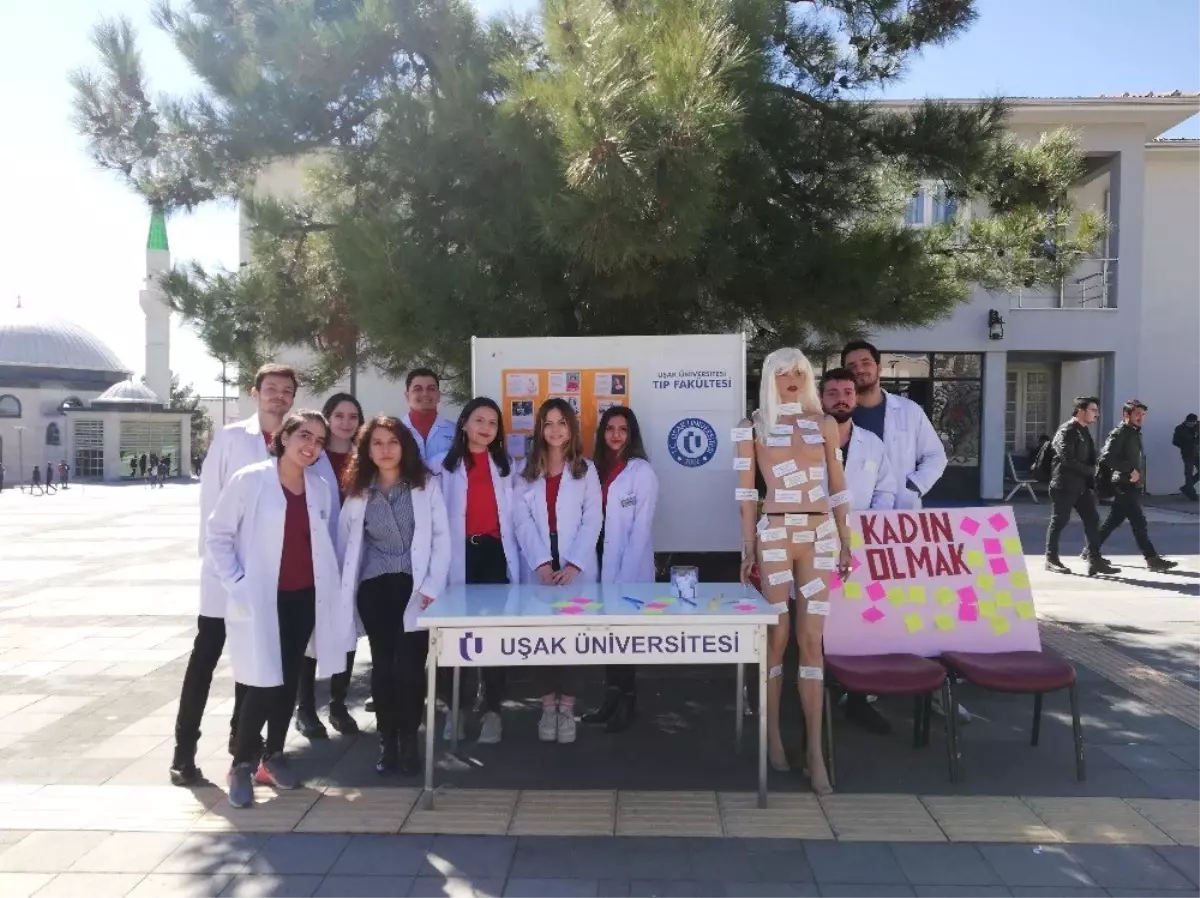 Uşak Üniversitesi Tıp Fakültesi Öğrencilerinden İlginç 8 Mart Etkinliği