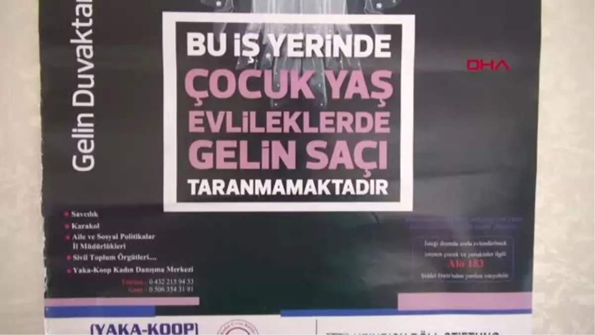 Van\'da Çocuk Yaşta Evliliklere Karşı Projeye Esnaf Desteği