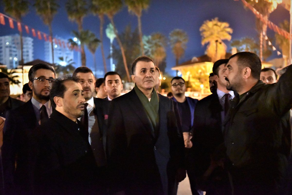 AK Parti Sözcüsü Ömer Çelik Adana\'da