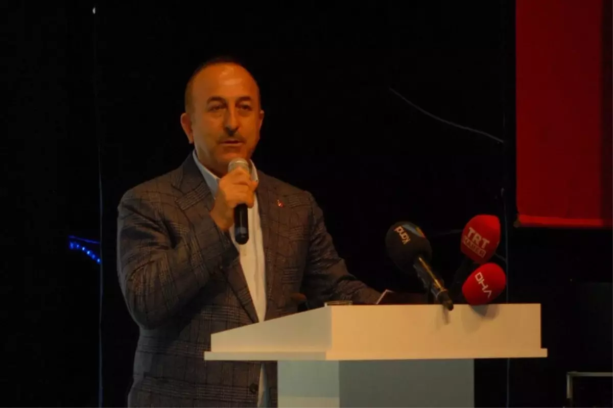 Bakan Çavuşoğlu Burdur\'da Konuştu