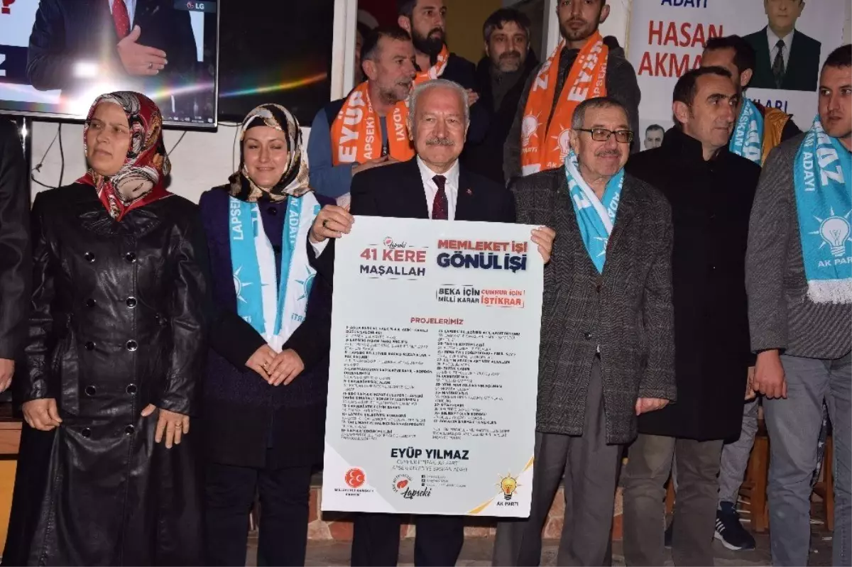 Başkan Yılmaz 41 Projeyle Seçmen Karşısına Çıktı