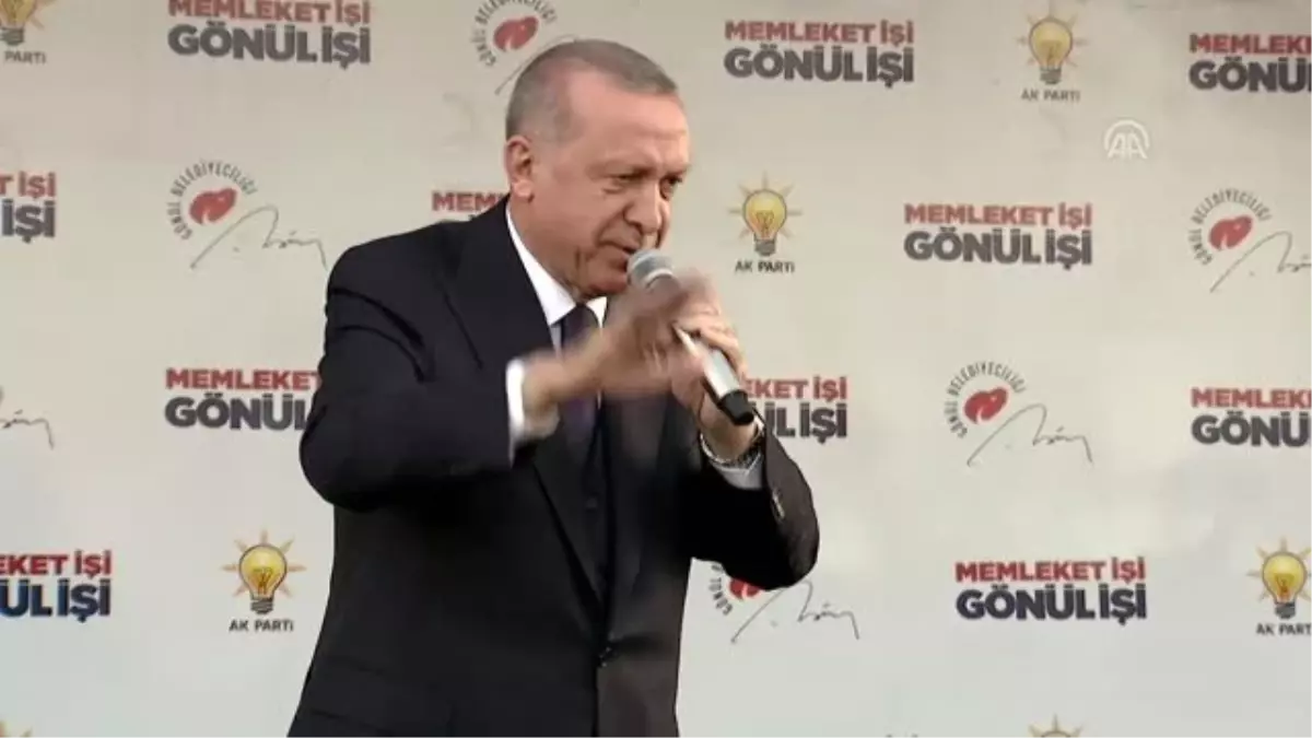 Cumhurbaşkanı Erdoğan: "Bizim Arkamızda Terör Örgütleri Yok, Bizim Arkamızda Millet Var, Bunlar da...