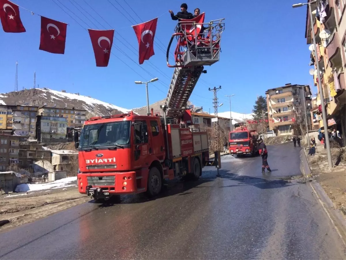 Hakkari\'de Cumhurbaşkanı Erdoğan Hazırlığı