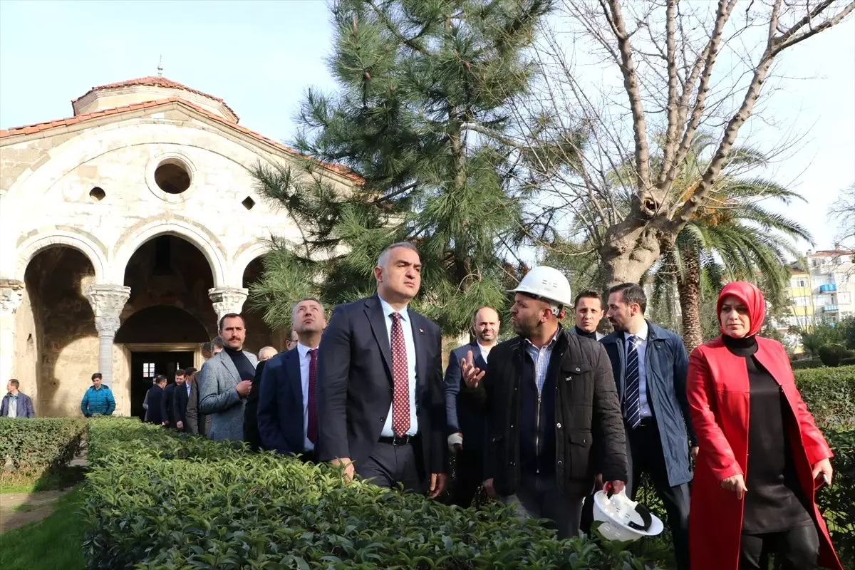 Kültür ve Turizm Bakanı Mehmet Nuri Ersoy, Trabzon\'da