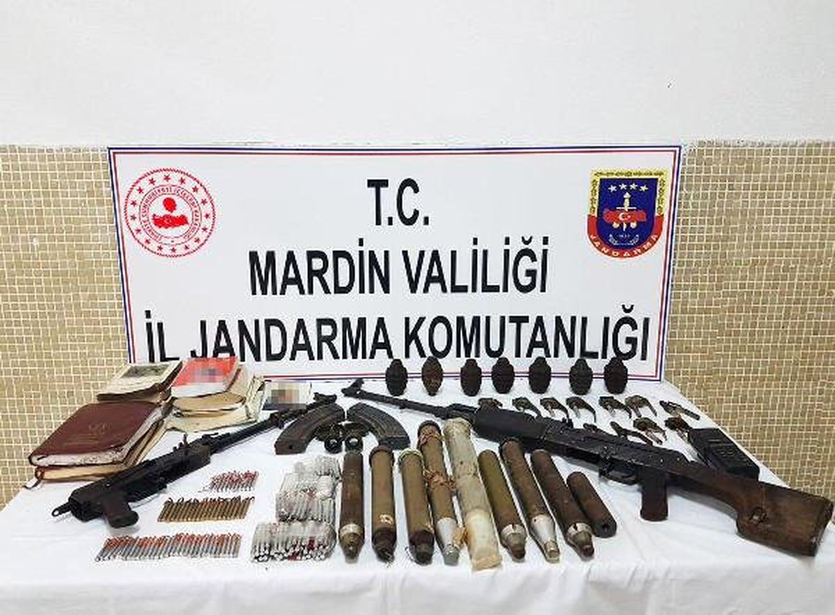 Nusaybin\'de Teröristlere Ait Silah ve Mühimmat Ele Geçirildi