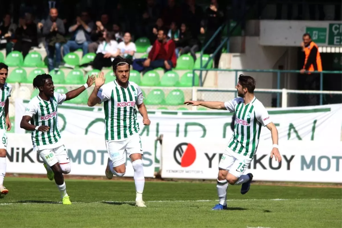 Spor Toto 1. Lig: Giresunspor: 1 - Boluspor: 0 (İlk Yarı Sonucu)