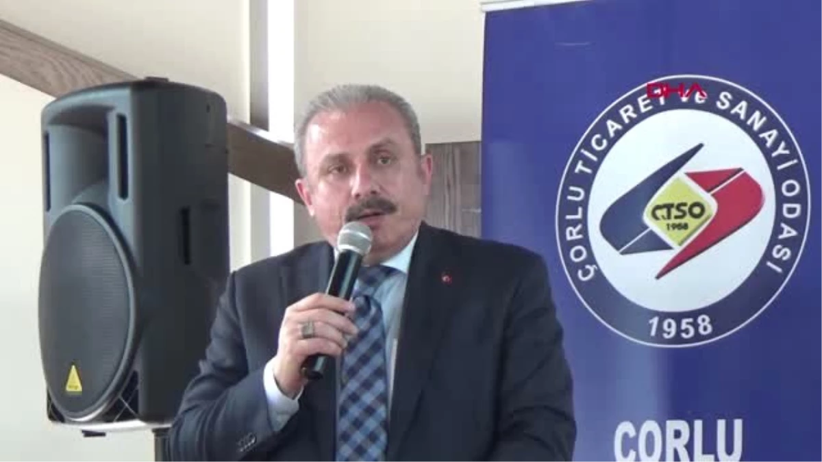 Tekirdağ TBMM Başkanı Şentop, Çorlu\'da Sivil Toplum Kuruluşları Temsilciyle Buluştu