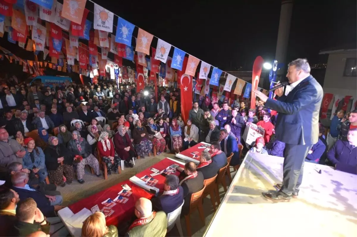 Yağcılar\'da Cumhur İttifakı\'na Yoğun İlgi