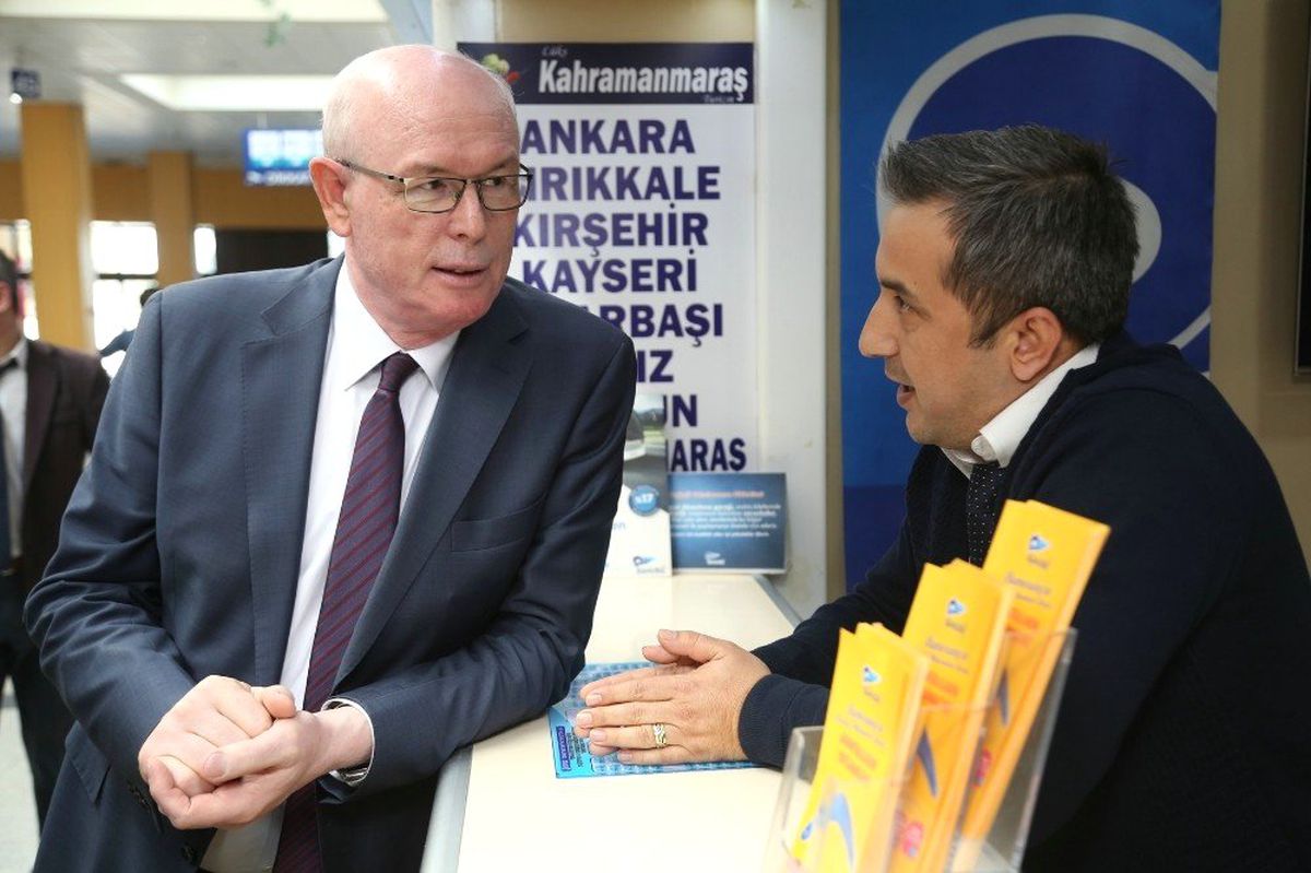 Kazım Kurt Otogar Esnafı ile Buluştu