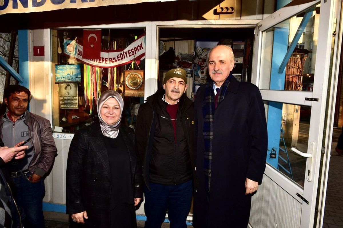 Numan Kurtulmuş Sancaktepe'de Vatandaşlarla Buluştu