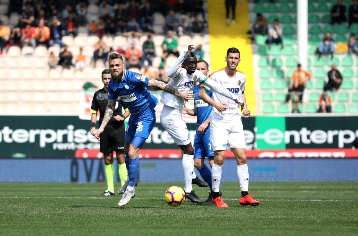 Spor Toto Süper Lig: Aytemiz Alanyaspor: 1 - Bb Erzurumspor: 0 (İlk Yarı)