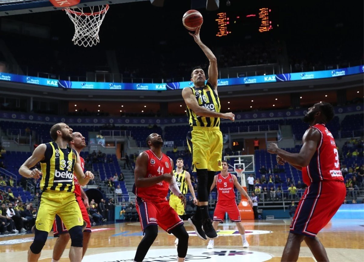 Tahincioğlu Basketbol Süper Ligi: Fenerbahçe Beko: 90 - Bahçeşehir Koleji: 73