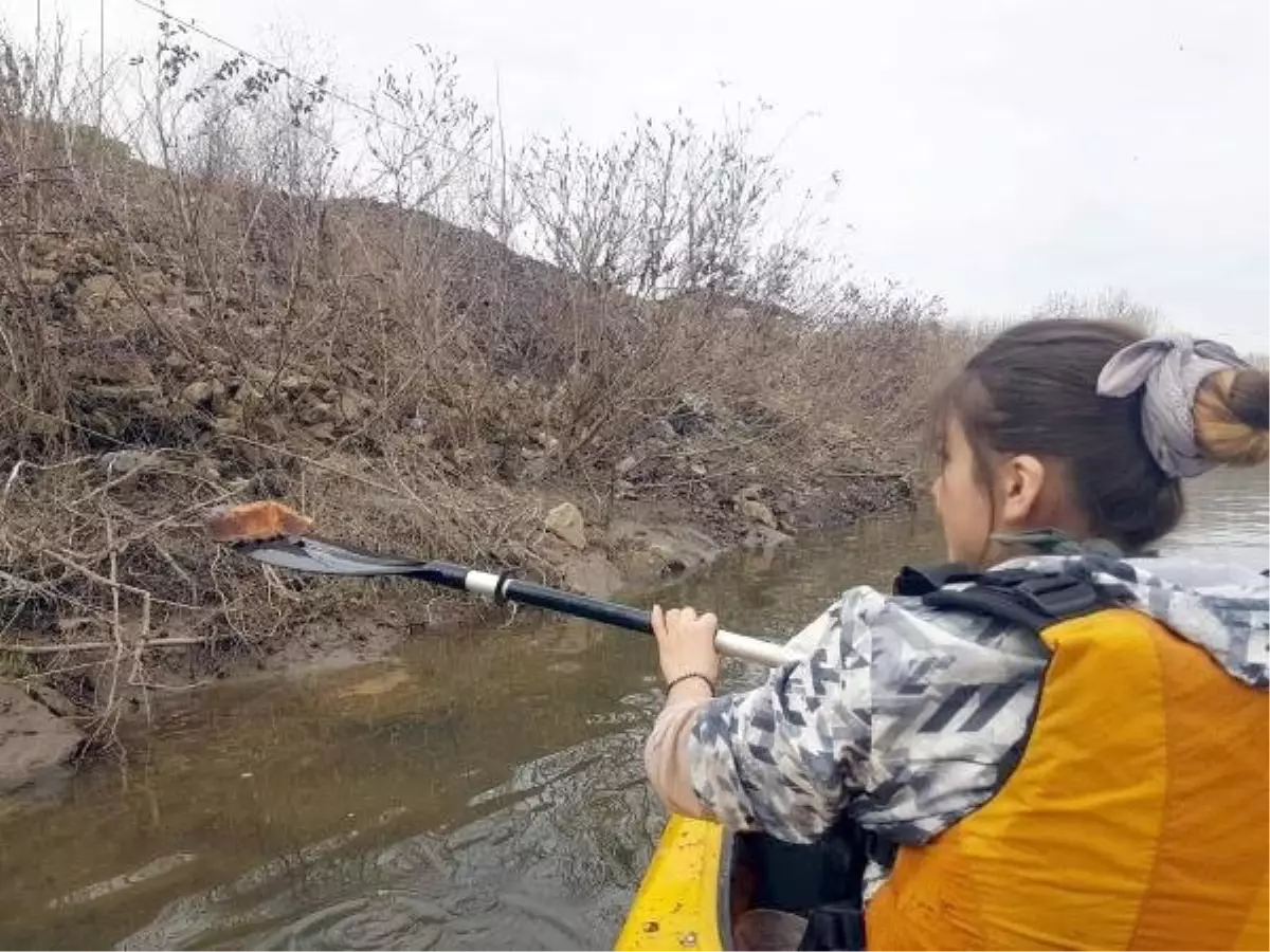 Tunca Nehri\'ni Kanolarla Temizlediler