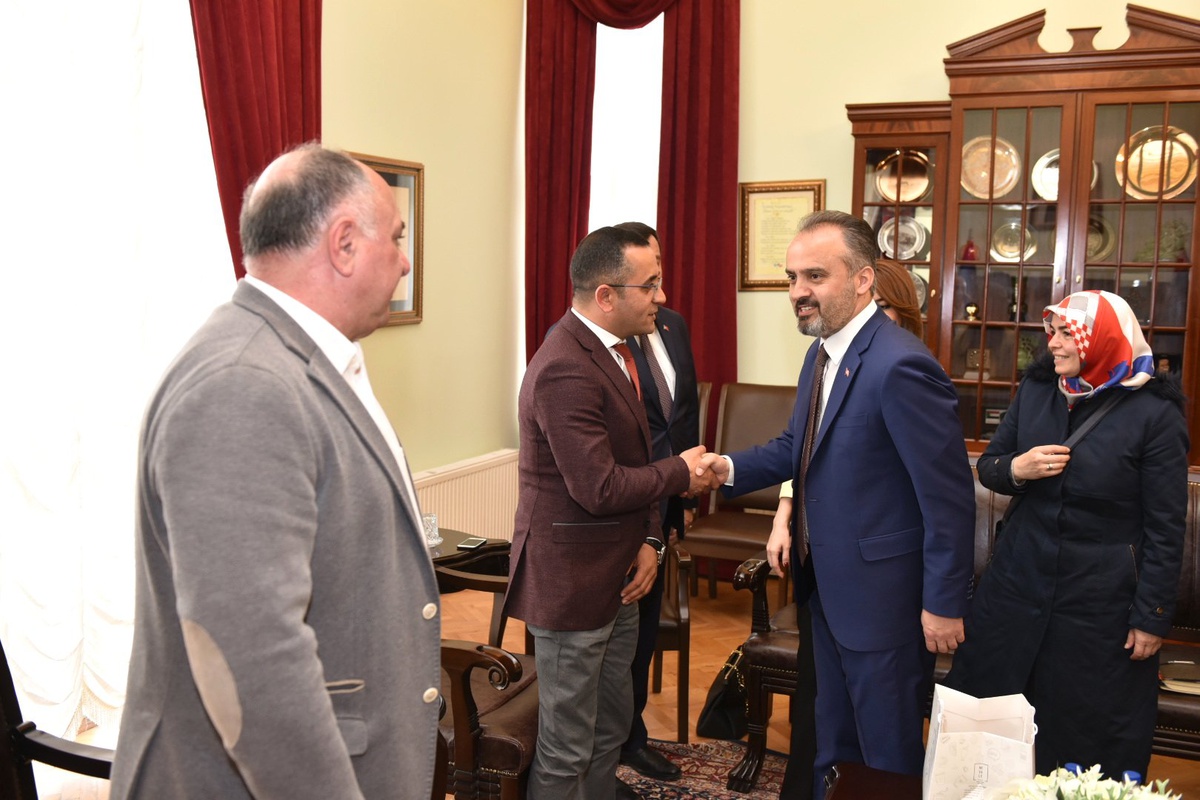 Azeri İşadamlarından Başkan Aktaş\'a Ziyaret