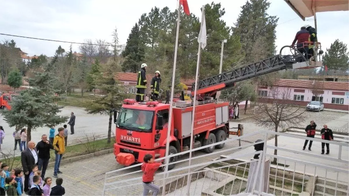 Hisarcık\'ta Yangın Tatbikatı