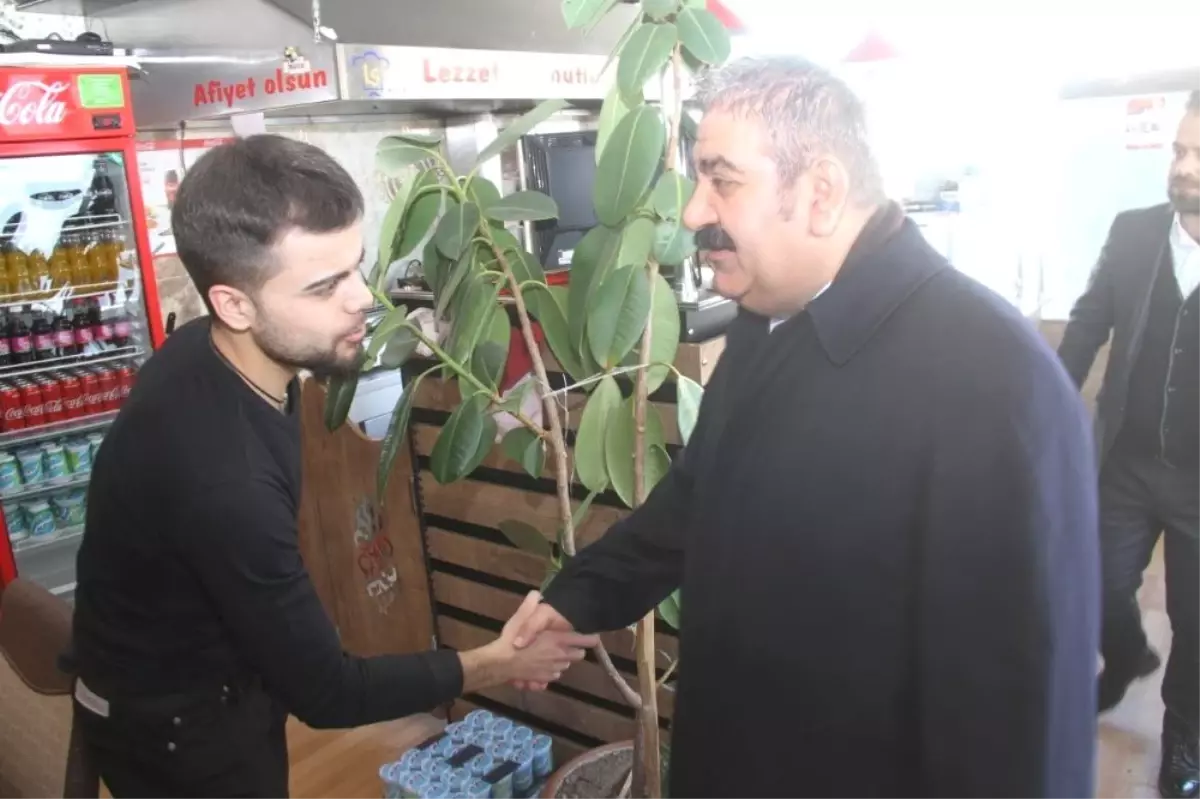 Palandöken Başkan Adayı Muhammet Sunar Kapı Kapı Geziyor
