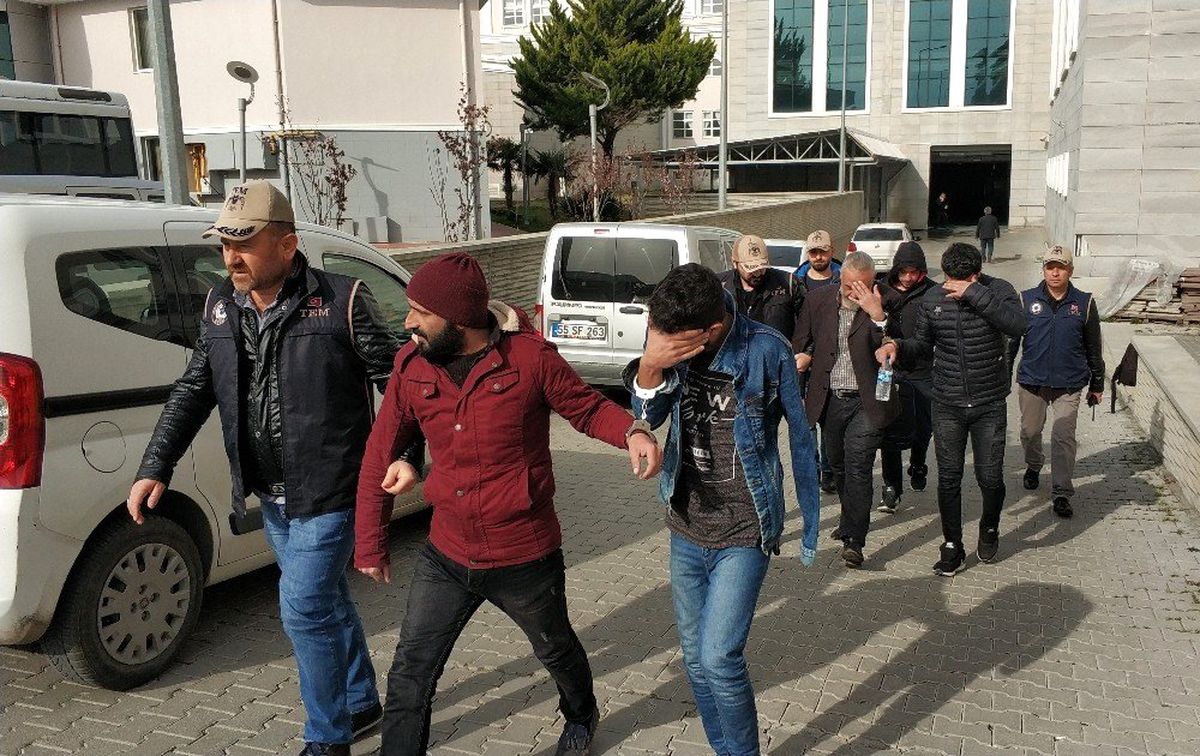 Samsun\'da Deaş\'tan 5 Şahıs Adliyede
