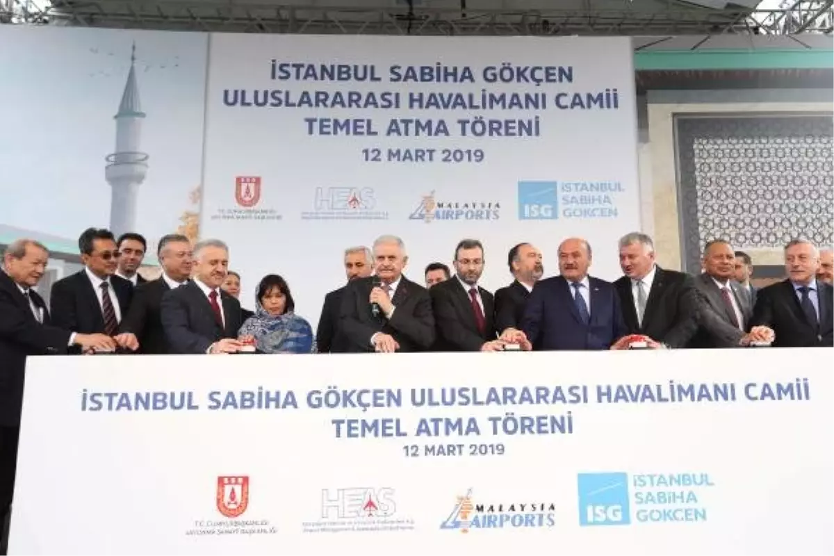 Binali Yıldırım, Sabiha Gökçen Havalimanı Camisinin Temelini Attı