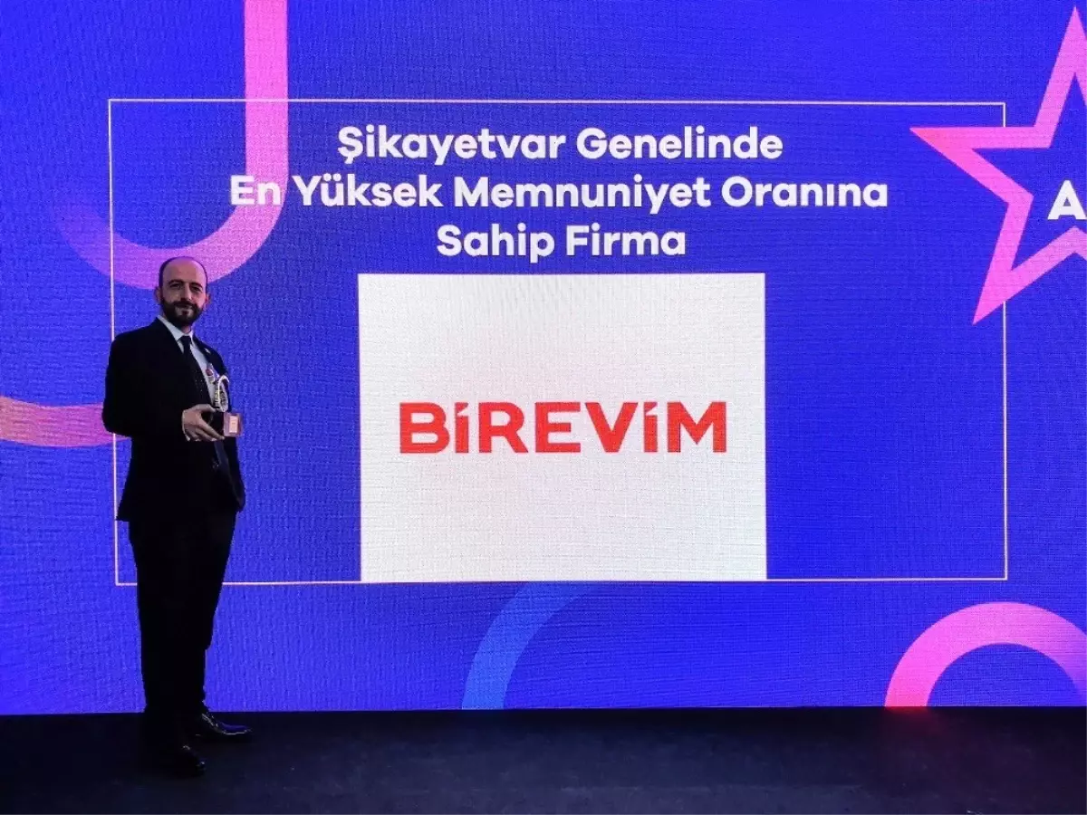 Birevim\'in Müşteri Memnuniyeti Ödüllendirildi