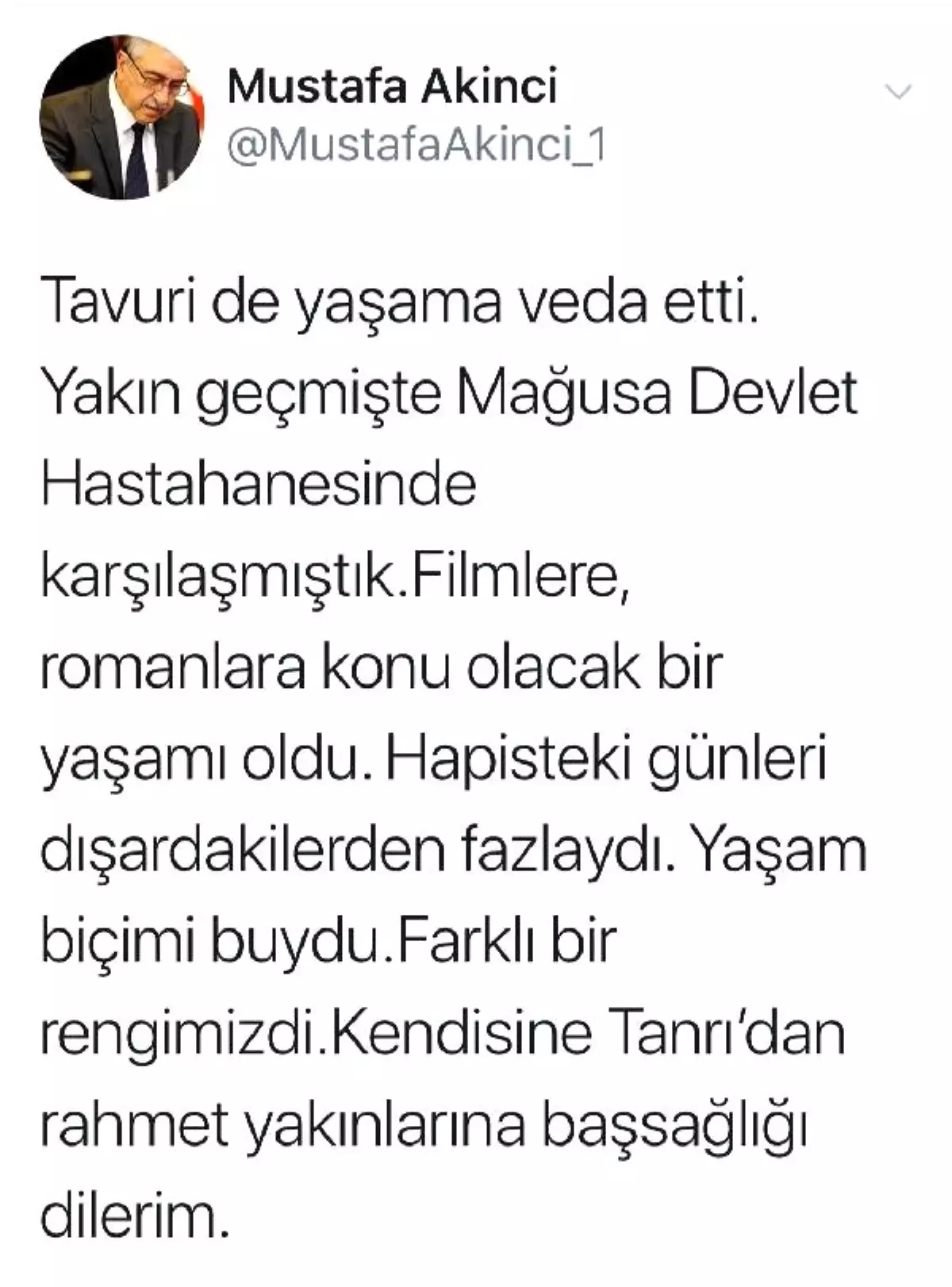 Cumhurbaşkanı Akıncı\'nın \'Ünlü Hırsız\' İçin Taziye Mesajı Tartışma Yarattı