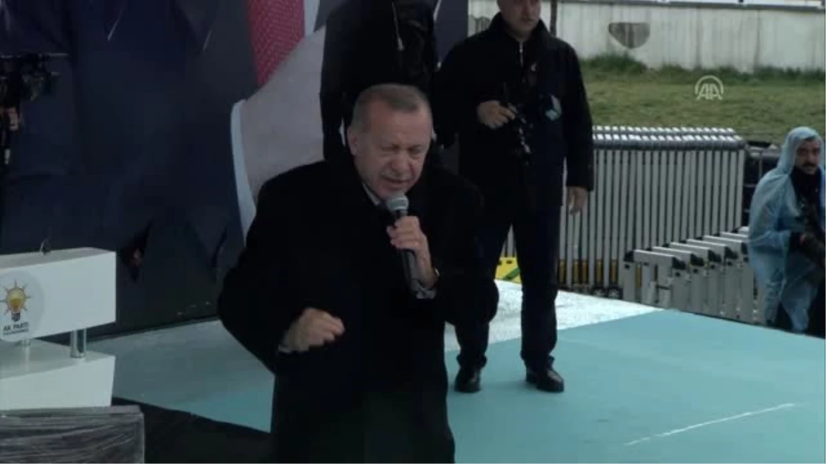 Cumhurbaşkanı Erdoğan, Küçükçekmece\'de Halka Seslendi