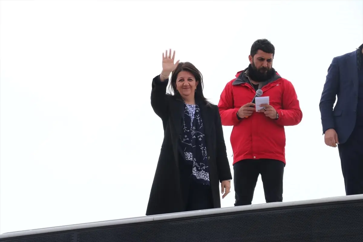 Hdp Eş Genel Başkanı Pervin Buldan Erzurum\'da