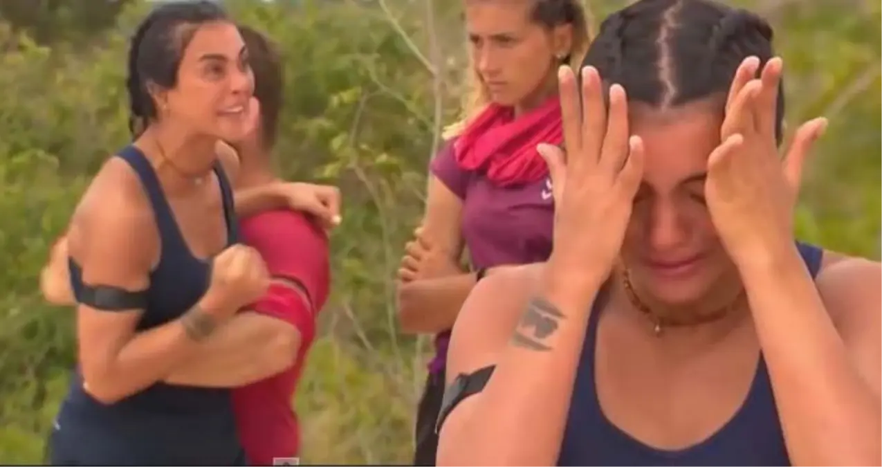 Survivor\'a Sonradan Katılan Sabriye Şengül, Diğer Yarışmacılarla Kavga Etti