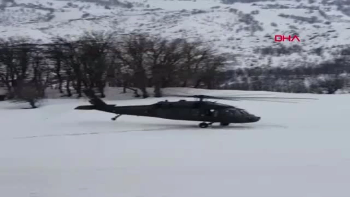 Tunceli Bakımı Yapılan Helikopter Havalandı