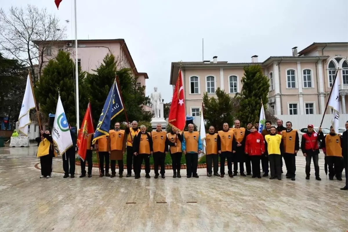 57. Alay Yürüyüş Komitesi Çanakkale\'ye Uğurlandı