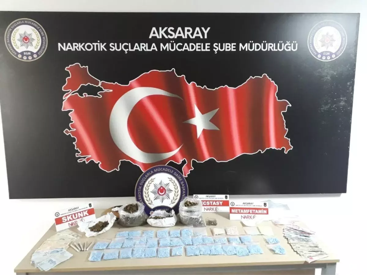 Aksaray\'da Uyuşturucu Operasyonu: 5 Gözaltı