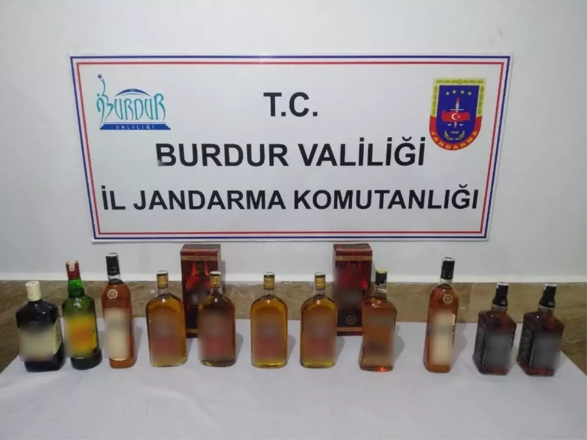 Burdur\'da Kaçak İçki Operasyonu