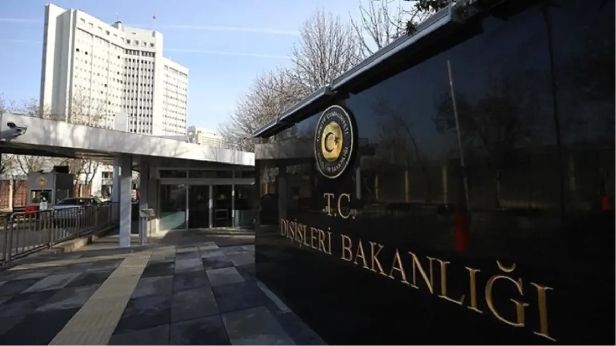 Dışişleri Bakanlığından ABD\'ye tepki