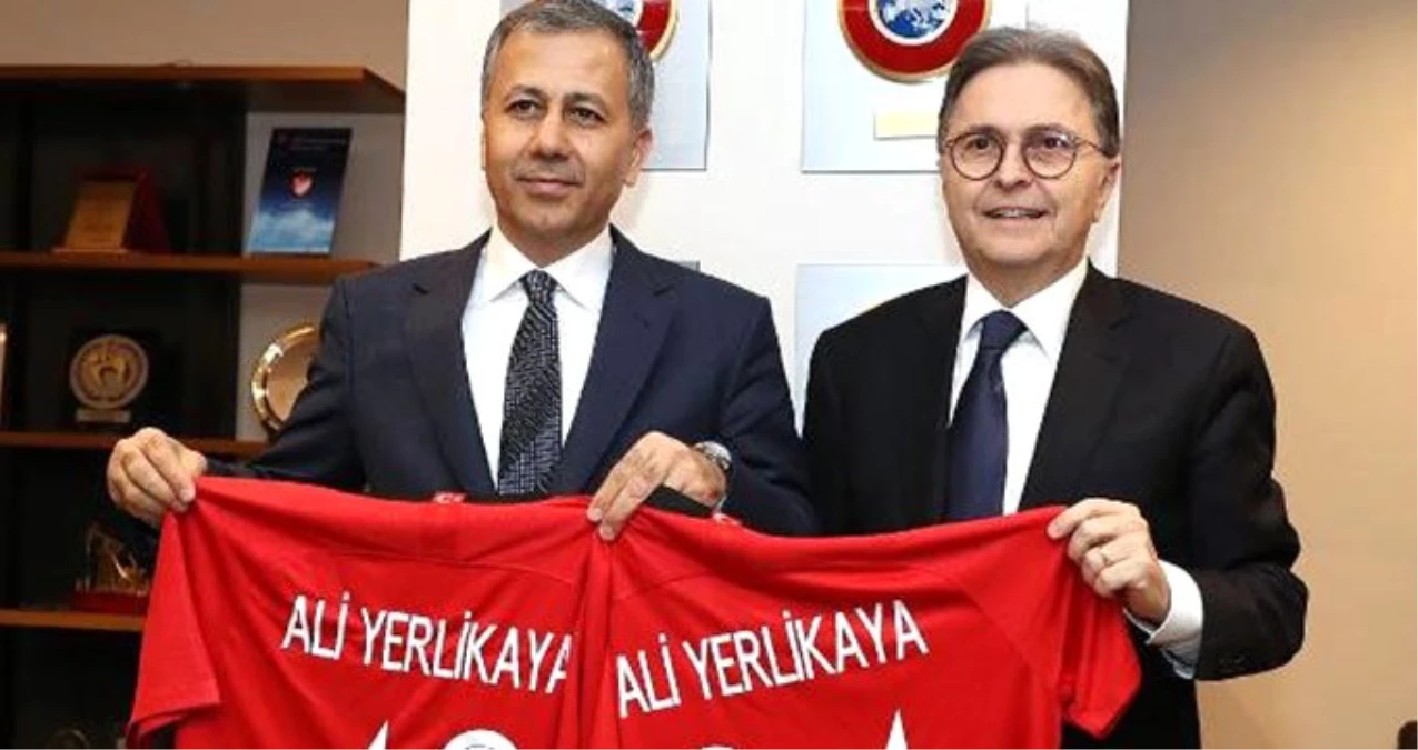 İstanbul Valisi Ali Yerlikaya\'dan TFF Başkanı Hüsnü Güreli\'ye Ziyaret