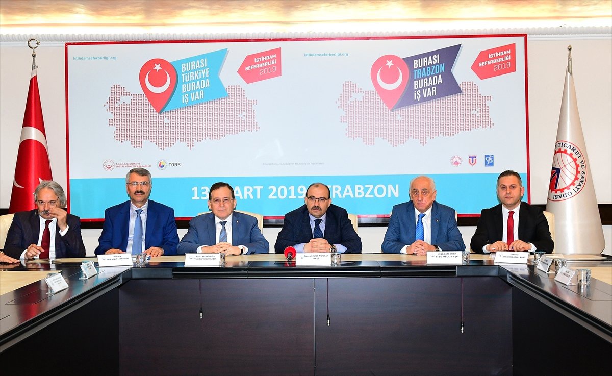 Trabzon\'da "2019 İstihdam Seferberliği" Toplantısı