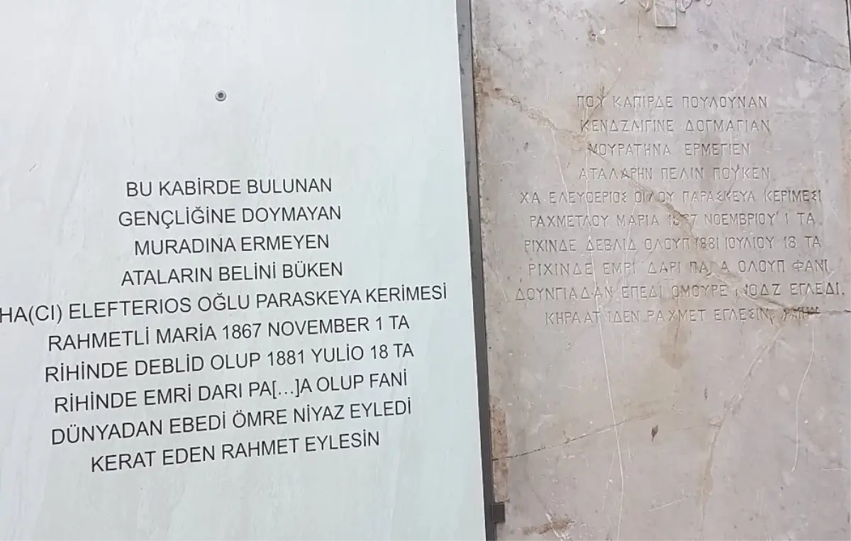 Yıllarca Tezgah Olarak Kullanıldı, Mezar Taşı Çıktı