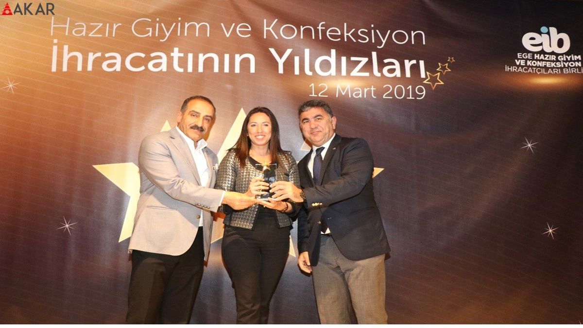 Akar Tekstil İhracat Yıldızları Arasında Yerini Aldı