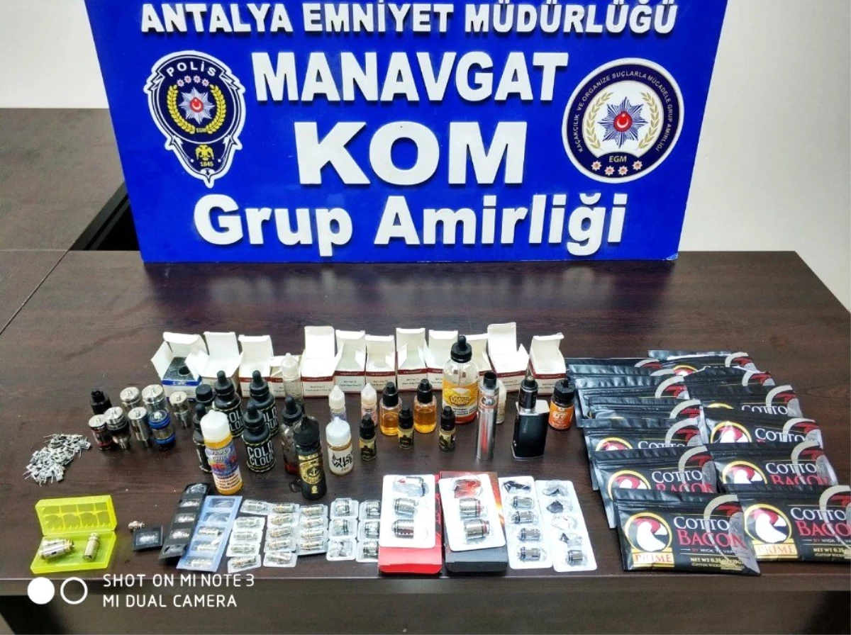 Antalya\'da Elektronik Sigara Operasyonu