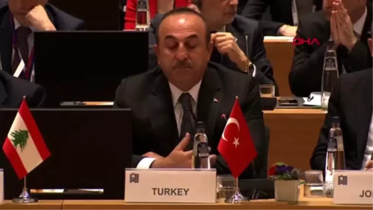 Dha Dış - Çavuşoğlu, Suriye\'nin ve Bölgenin Geleceğinin Desteklenmesi Konferansında Konuştu-1