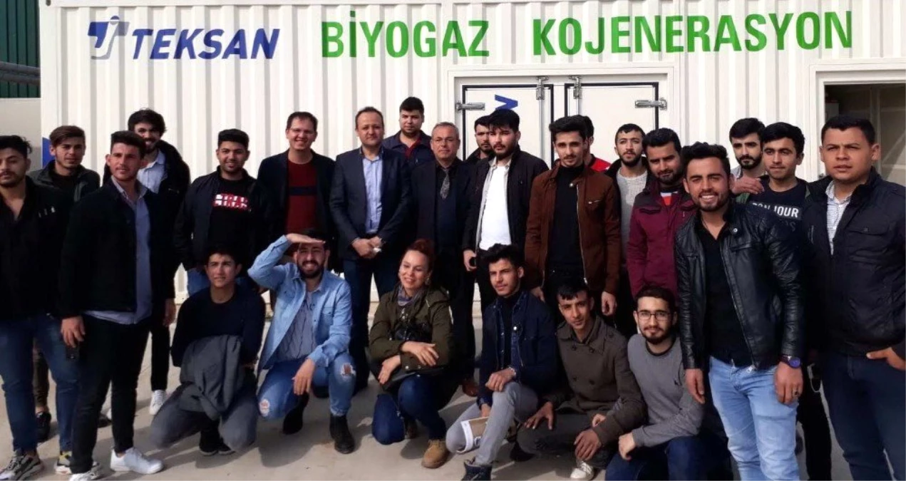 Gaün Öğrencilerinden Biyogaz Üretime Tesisine Teknik Gezi