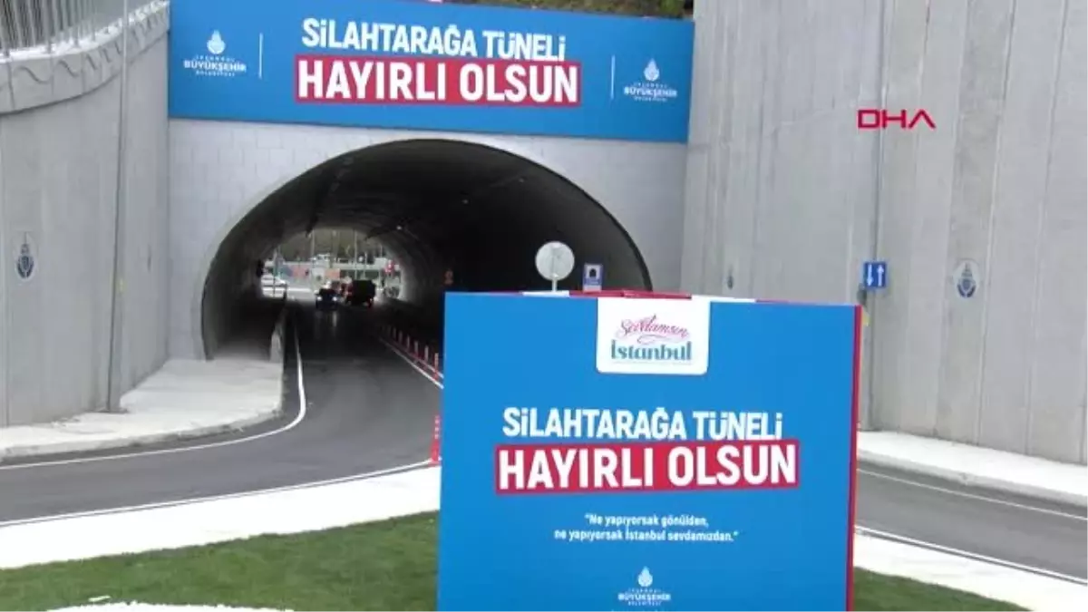 İstanbul İstanbul İbb Tarafından Yapılan \'Silahtarağa Tüneli\' Hizmete Açıldı