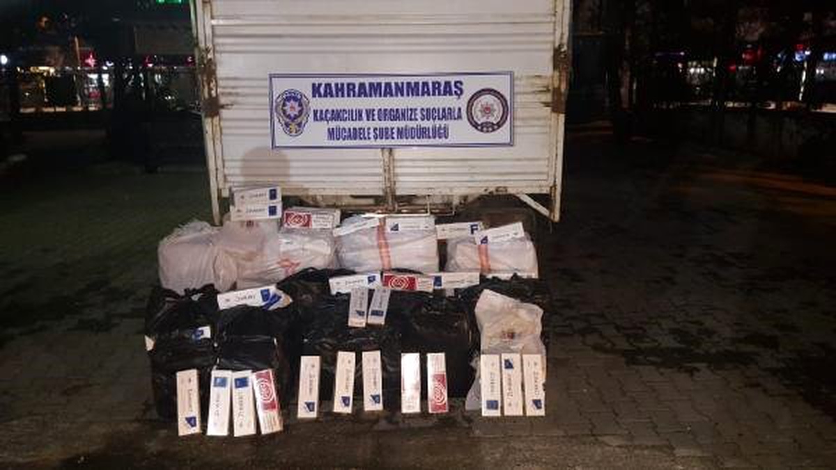 Kahramanmaraş\'ta Kaçak Sigaraya 2 Gözaltı